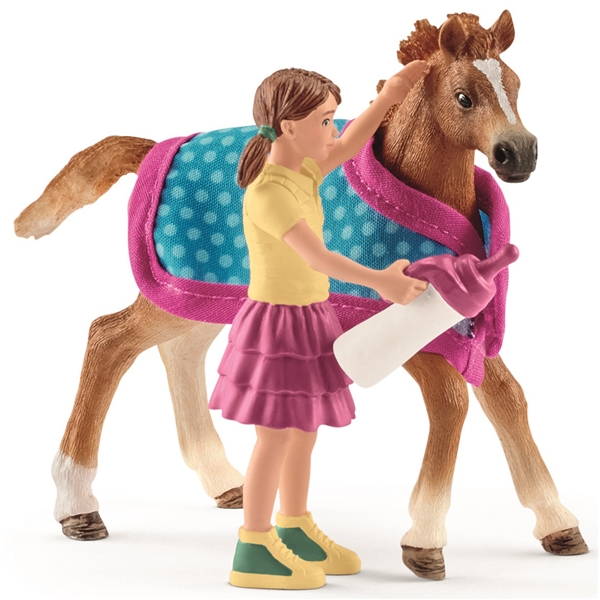 Schleich 42361 Föl med täcke