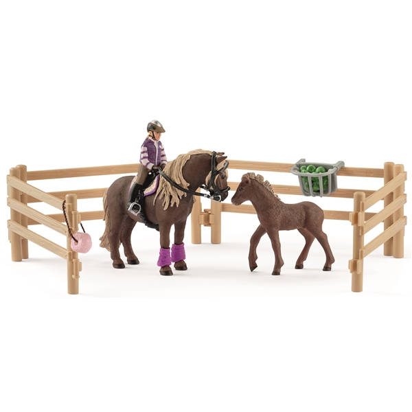 Schleich 42363 Ryttare med Islandsponnyer