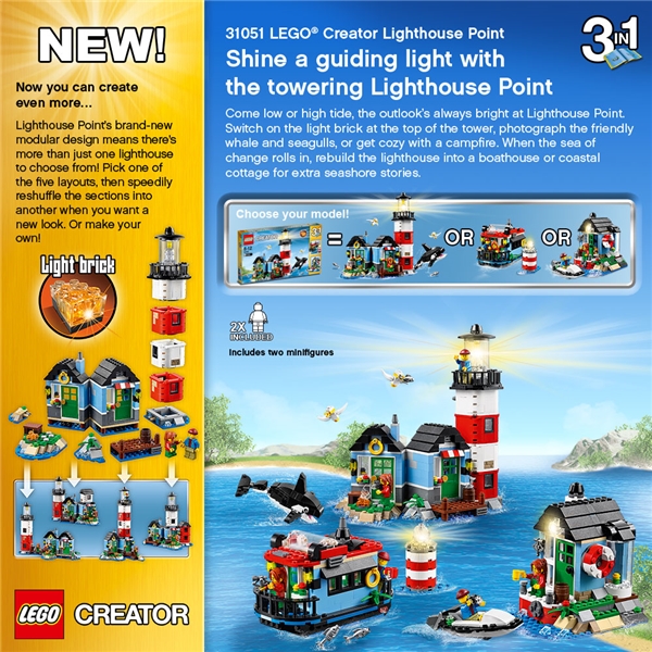 31051 LEGO Creator Fyr (Bild 4 av 4)