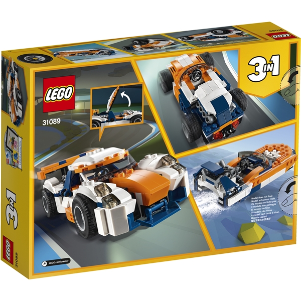 31089 LEGO Creator Orange Racerbil (Bild 2 av 5)