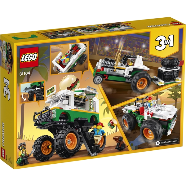 31104 LEGO Creator Hamburgermonstertruck (Bild 2 av 3)