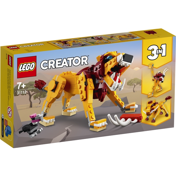 31112 LEGO Creator Vilt Lejon (Bild 1 av 6)