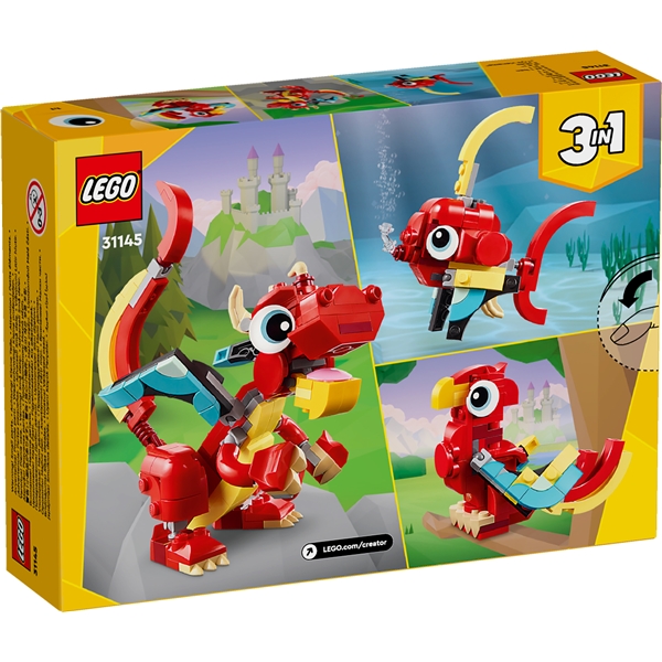 31145 LEGO Creator Röd Drake (Bild 2 av 6)