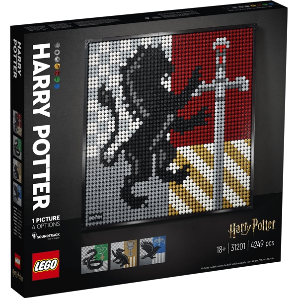 31201 Art LEGO Harry Potter Hogwarts Crests (Bild 1 av 3)