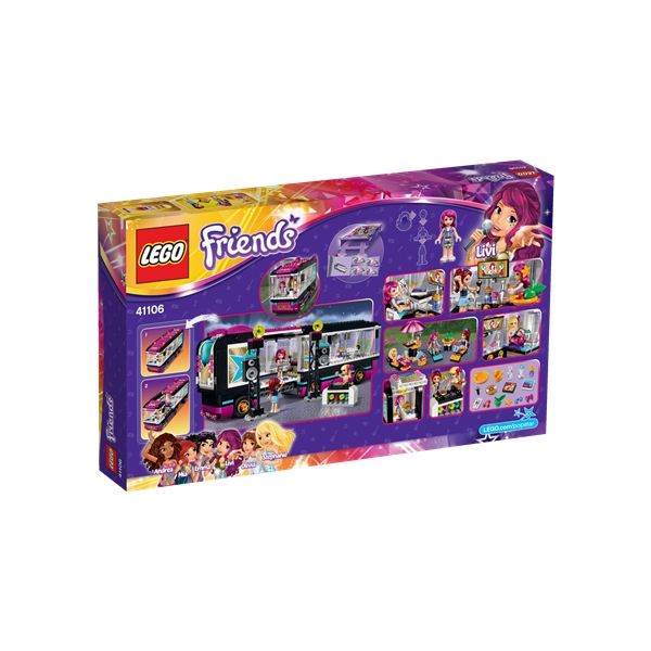 41106 LEGO Friends Popstjärnornas turnébuss (Bild 3 av 8)