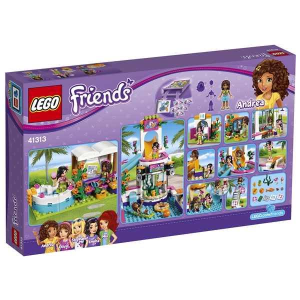 41313 LEGO Friends Heartlakes Sommarpool (Bild 2 av 3)