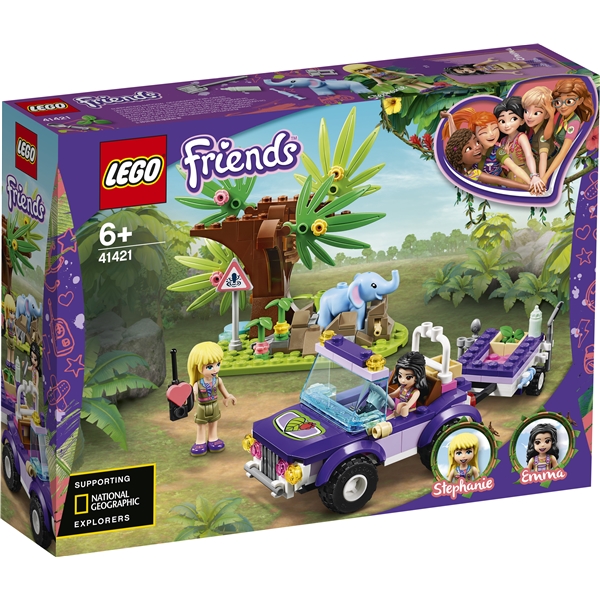 41421 LEGO Friends Djungelräddning Elefantunge (Bild 1 av 7)