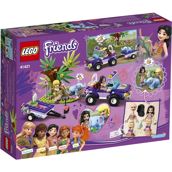 41421 LEGO Friends Djungelräddning Elefantunge (Bild 2 av 7)