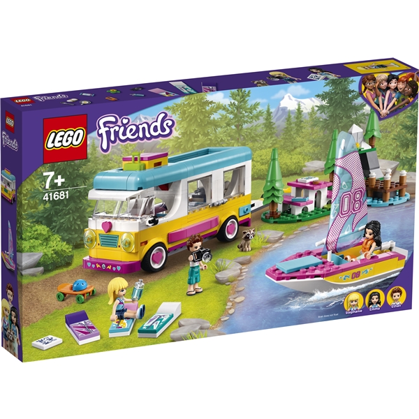 41681 LEGO Friends Husbil och Segelbåt i Skogen (Bild 1 av 3)
