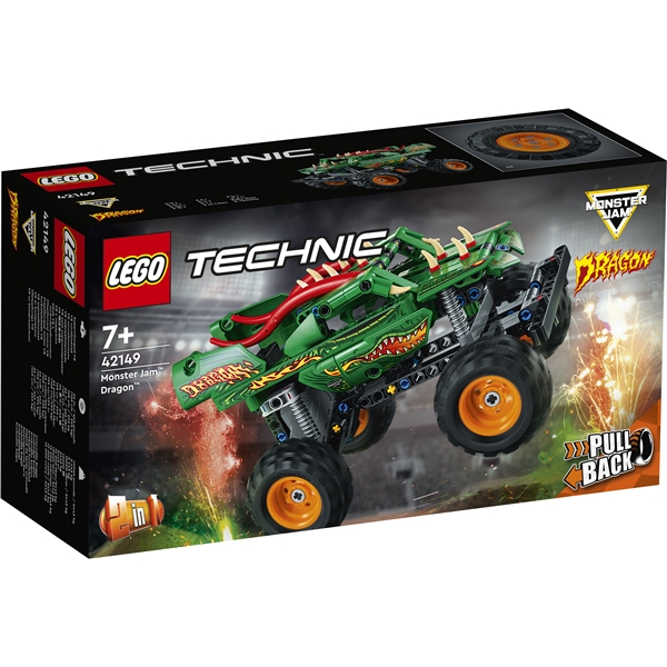 42149 LEGO Technic Monster Jam Dragon (Bild 1 av 6)