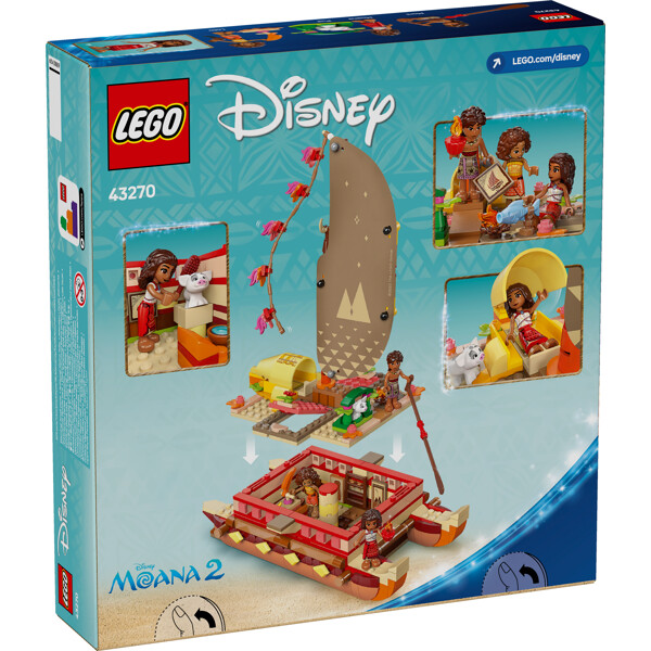 43270 LEGO Vaianas Äventyrskanot (Bild 2 av 6)