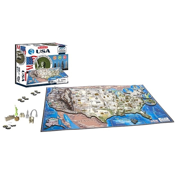 4D Cityscape Puzzle USA