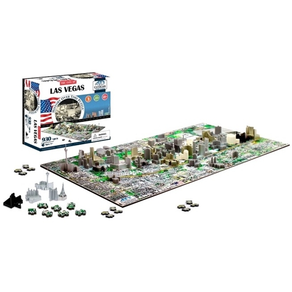 4D Cityscape Puzzle Las Vegas