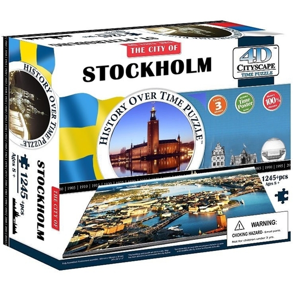 4D Cityscape Puzzle Stockholm (Bild 1 av 2)