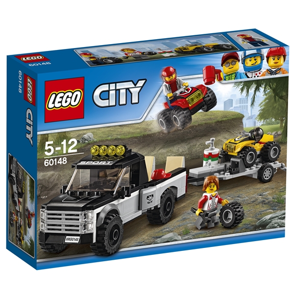 60148 LEGO City Fyrhjulingsracerteam (Bild 1 av 8)