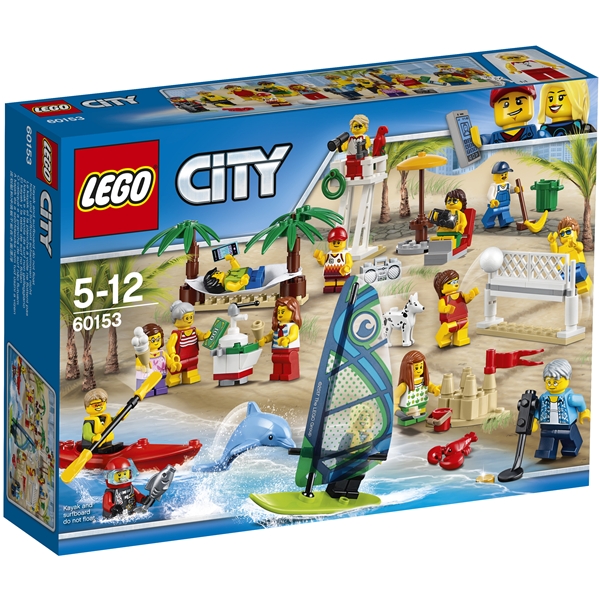 60153 LEGO City Figurpaket Kul på Stranden (Bild 1 av 10)
