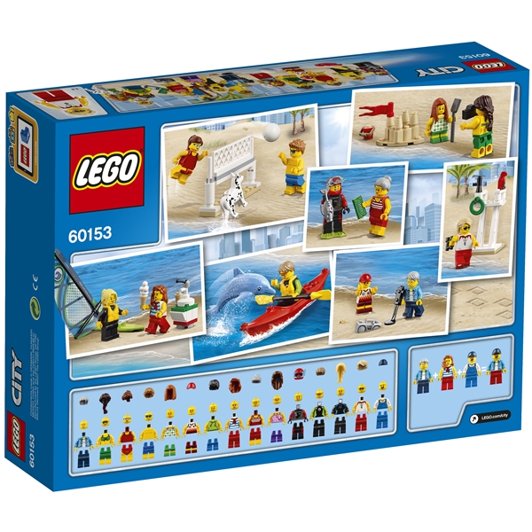 60153 LEGO City Figurpaket Kul på Stranden (Bild 2 av 10)