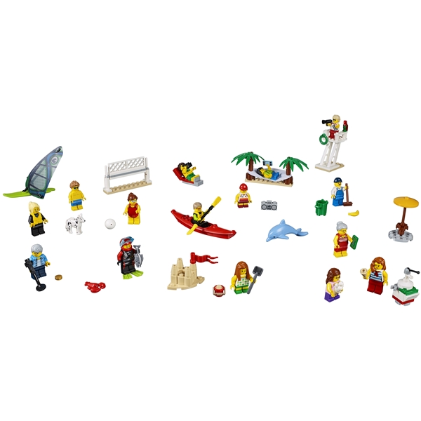 60153 LEGO City Figurpaket Kul på Stranden (Bild 3 av 10)