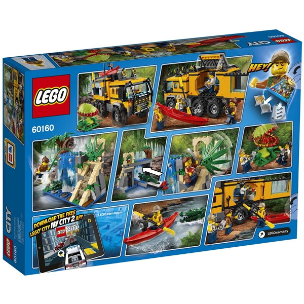 60160 LEGO City Djungel Mobilt Labb (Bild 2 av 10)