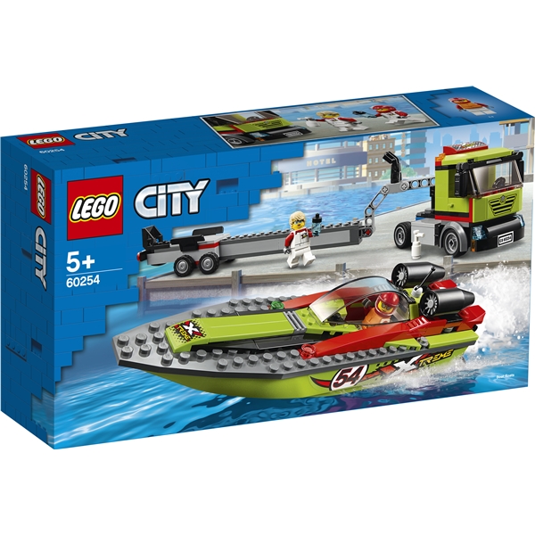 60254 LEGO City Great Vehicle Racerbåtstransport (Bild 1 av 3)