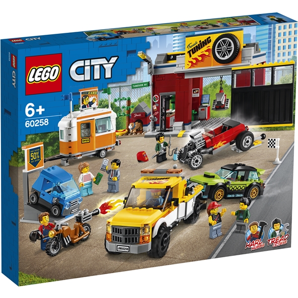 60258 LEGO City Turbo Wheels Bilverkstad (Bild 1 av 3)