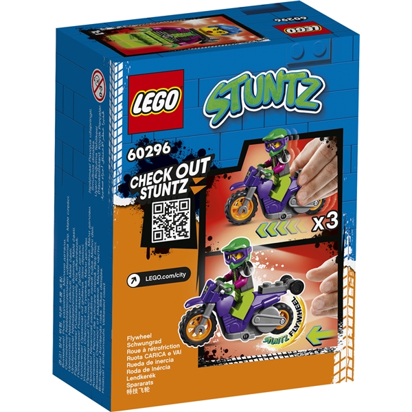 60296 LEGO City Stuntz Stegrande Stuntcykel (Bild 2 av 6)