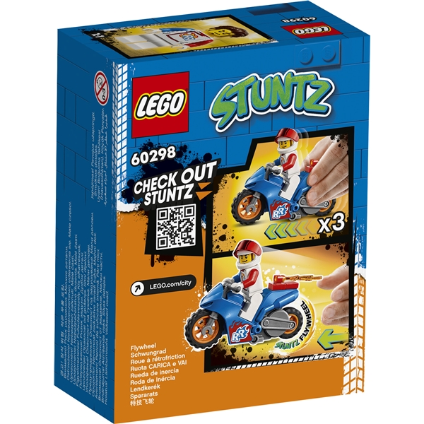 60298 LEGO City Stuntz Stuntcykel med Raket (Bild 2 av 4)