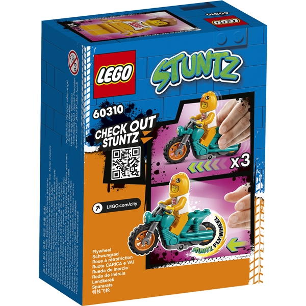 60310 LEGO City Stuntz Stuntcykel med Kyckling (Bild 2 av 6)