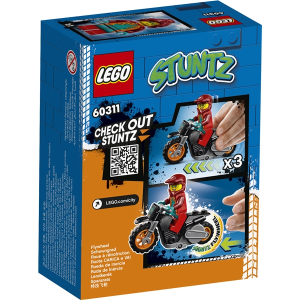 60311 LEGO City Stuntz Eldstuntcykel (Bild 2 av 6)