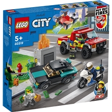 60319 LEGO City Fire Brandräddning och polisjakt