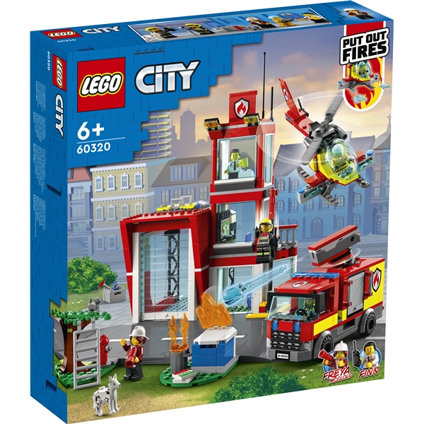 60320 LEGO City Fire Brandstation (Bild 1 av 6)
