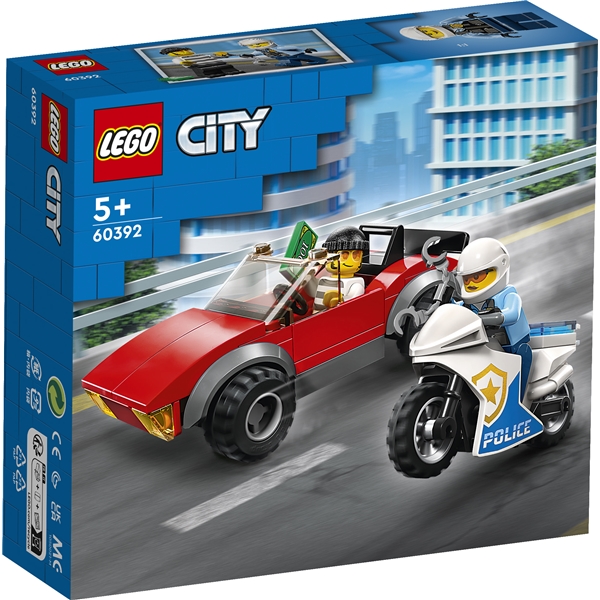 60392 LEGO City Biljakt med Polismotorcykel (Bild 1 av 6)