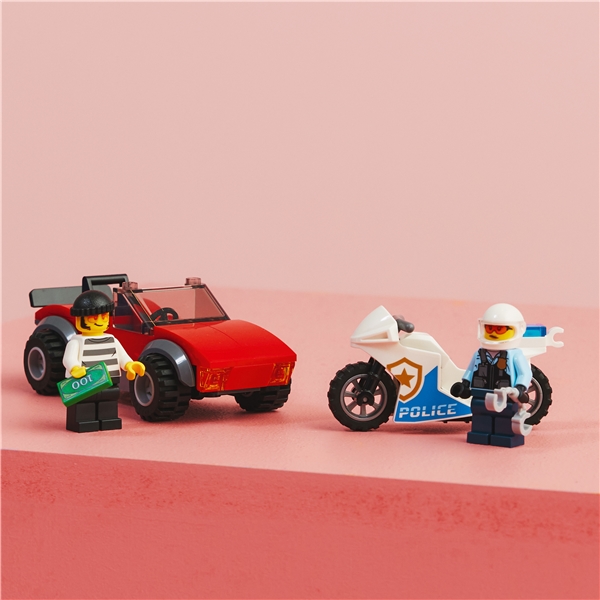 60392 LEGO City Biljakt med Polismotorcykel (Bild 6 av 6)