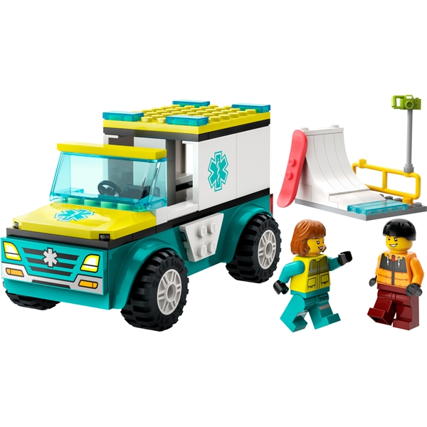 60403 LEGO City Ambulans & Snowboardåkare (Bild 3 av 6)