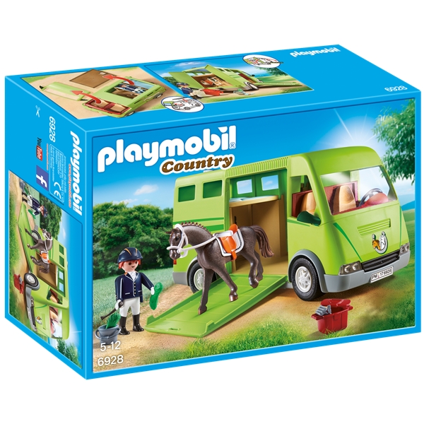 6928 Playmobil Hästtransport (Bild 1 av 4)