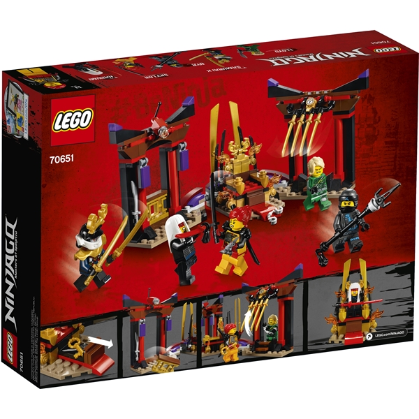 70651 LEGO Ninjago Uppgörelse i tronsalen (Bild 2 av 6)