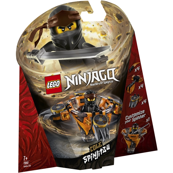 70662 LEGO Ninjago Spinjitzu Cole (Bild 1 av 5)