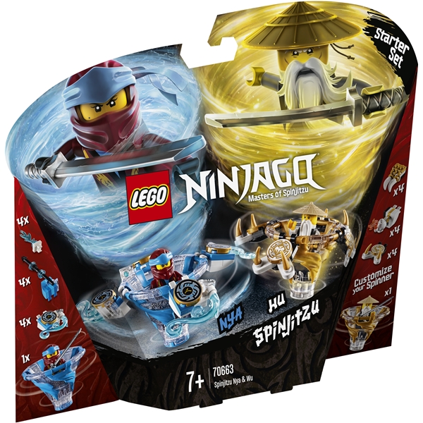 70663 LEGO Ninjago Spinjitzu Nya & Wu (Bild 1 av 5)