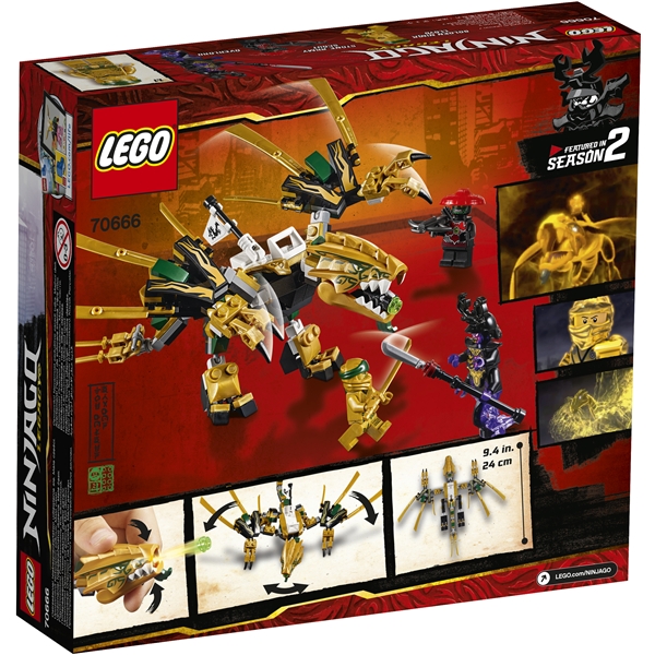 70666 LEGO Ninjago Den Gyllene Draken (Bild 2 av 4)