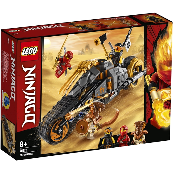 70672 LEGO Ninjago Coles Crossmotorcykel (Bild 1 av 3)