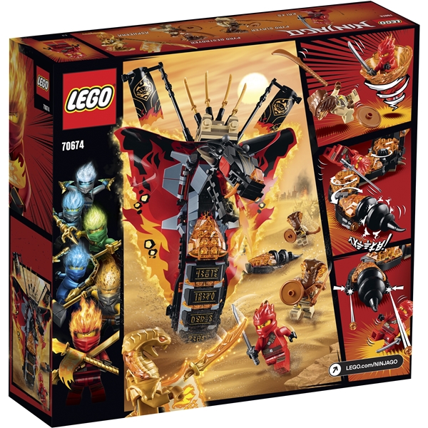 70674 LEGO Ninjago Eldgadd (Bild 2 av 3)