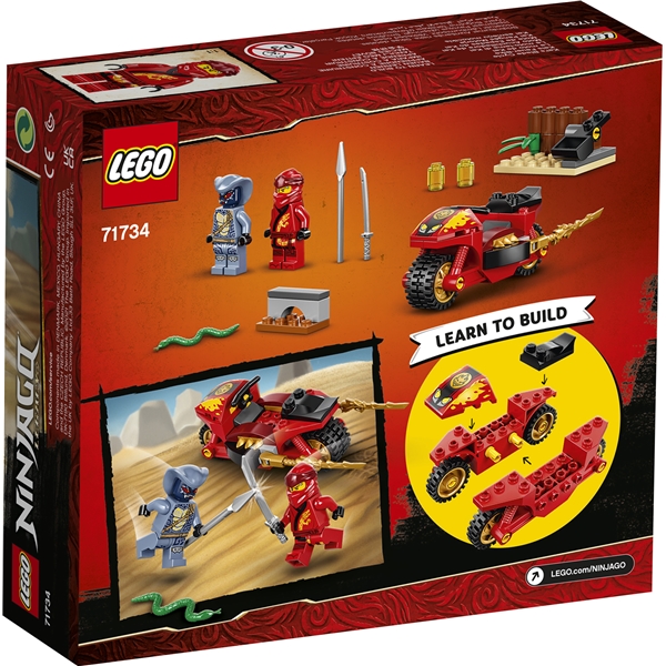 71734 LEGO Ninjago Kais Vassa Motorcykel (Bild 2 av 3)