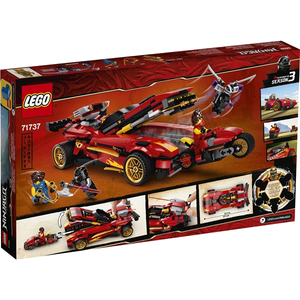 71737 LEGO Ninjago X-1 Ninjamobil (Bild 2 av 5)