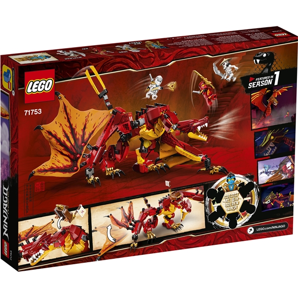 71753 LEGO Ninjago Elddrakens Anfall (Bild 2 av 3)