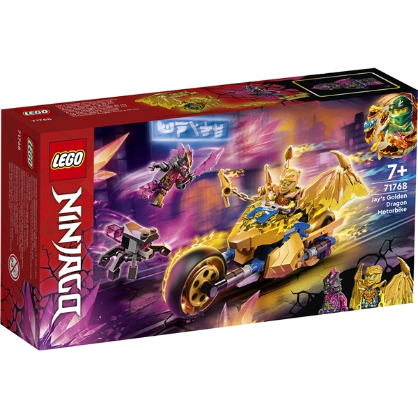 71768 LEGO Ninjago Jays Gyllene Drakmotorcykel (Bild 1 av 6)