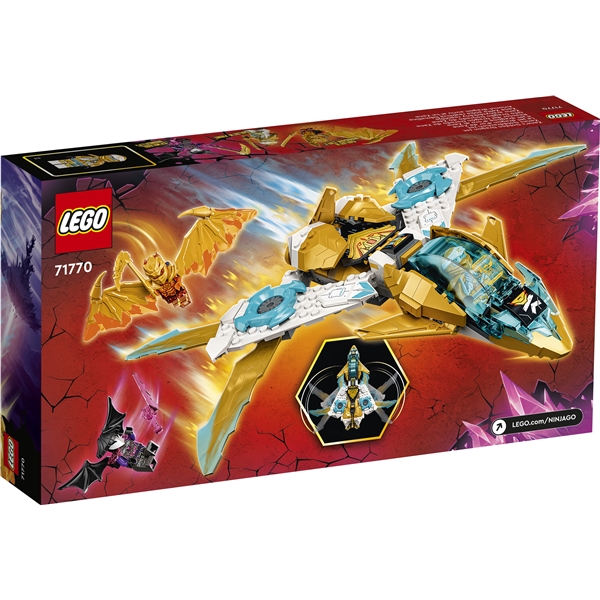 71770 LEGO Ninjago Zanes Gyllene Drakjet (Bild 2 av 7)
