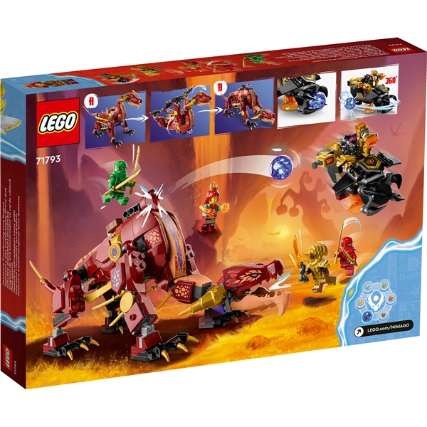 71793 LEGO Ninjago Heatwaves Lavadrake (Bild 2 av 6)