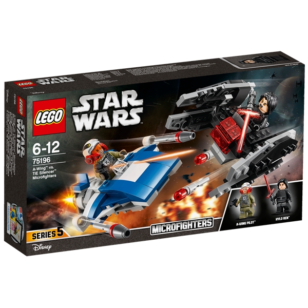 75196 LEGO Star Wars A-Wing vs. TIE Silencer (Bild 1 av 5)