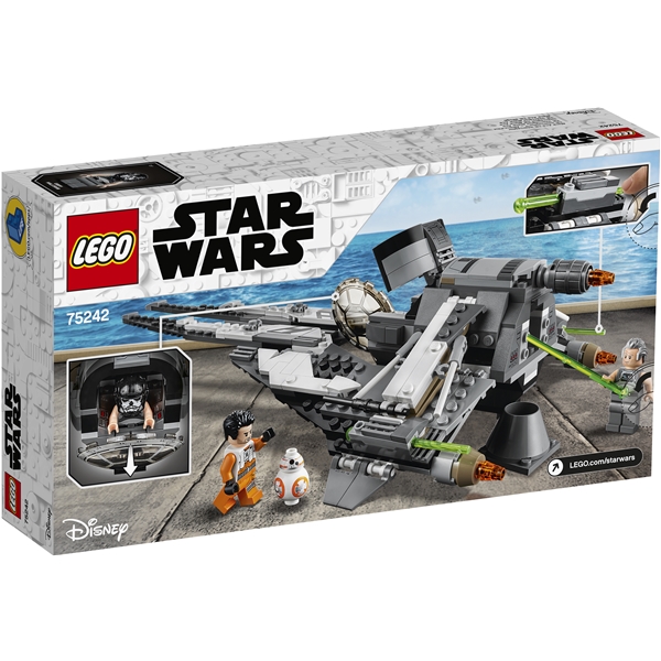 75242 LEGO Star Wars Black Ace TIE Interceptor (Bild 2 av 3)
