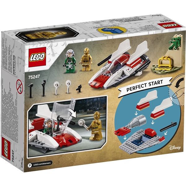 75247 LEGO Star Wars Rebel A-Wing Starfighter (Bild 2 av 5)
